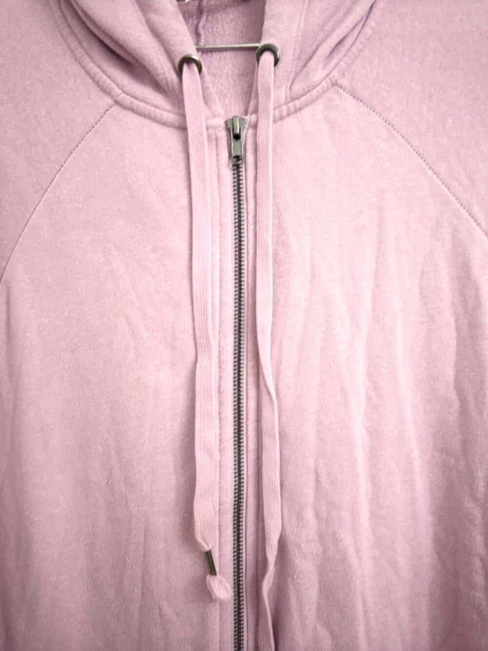 Free People Lavender Pink Oversized Long Zip Up Sweater Hoodie - XS - Picture 3 of 14